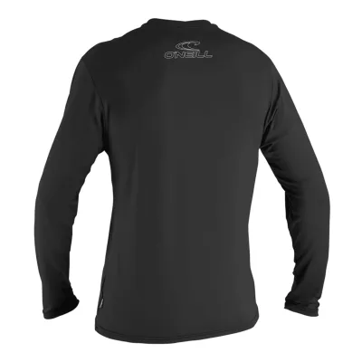 Мъжка слънцезащитна блуза O'NEILL Basic Skins L/S Sun Shirt, BLACK Мъжка слънцезащитна блуза O'NEILL Basic Skins L/S Sun Shirt, BLACK