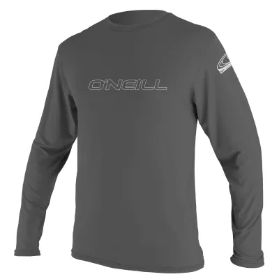 Мъжка слънцезащитна блуза O'NEILL Basic Skins L/S Sun Shirt, GRAPHITE Мъжка слънцезащитна блуза O'NEILL Basic Skins L/S Sun Shirt, GRAPHITE